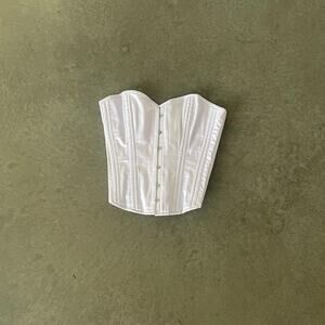 Orchard CORSET boned lilac size 30 TIED waist trainer faja